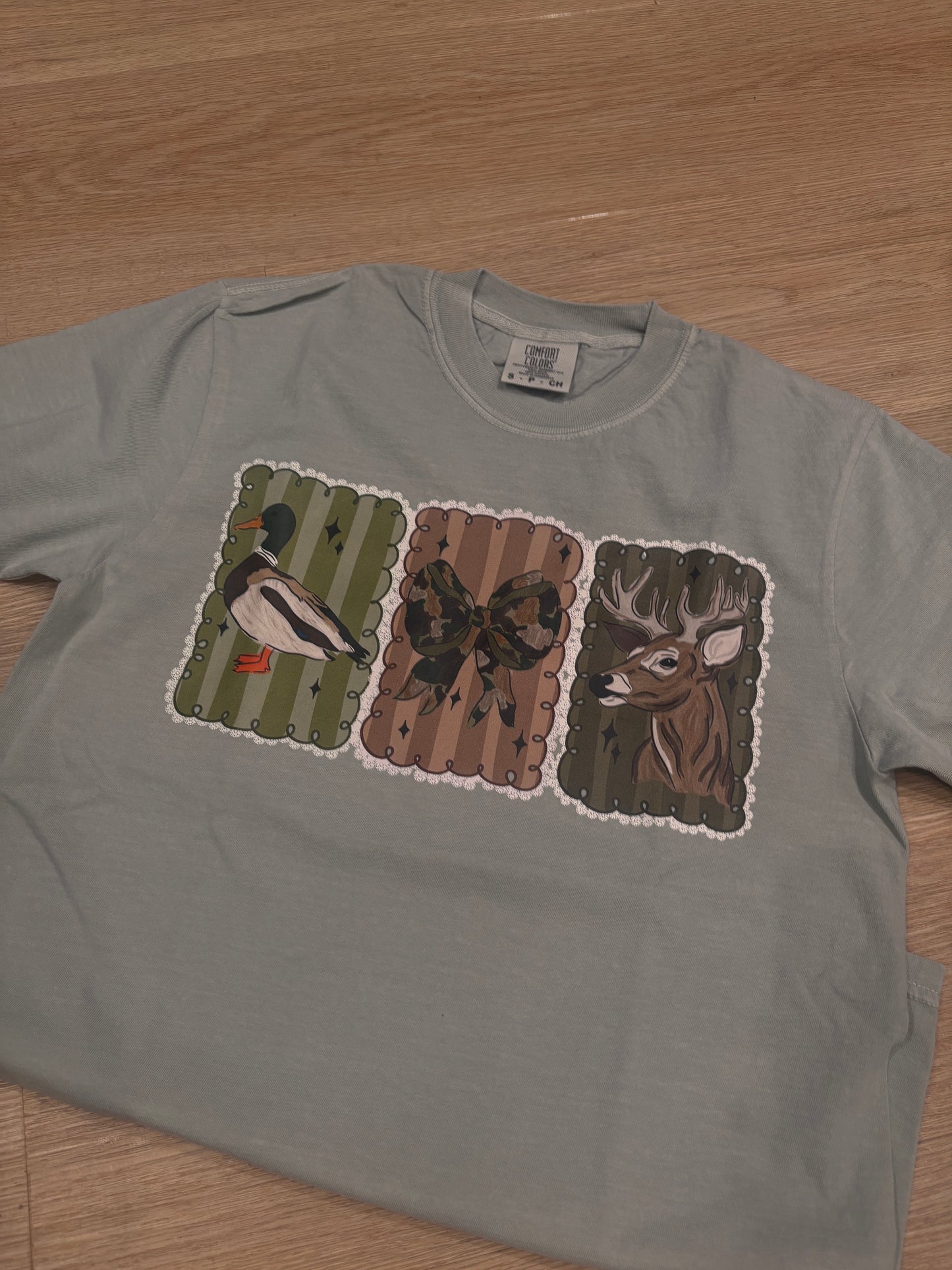 Camo Girly Stamps Tee