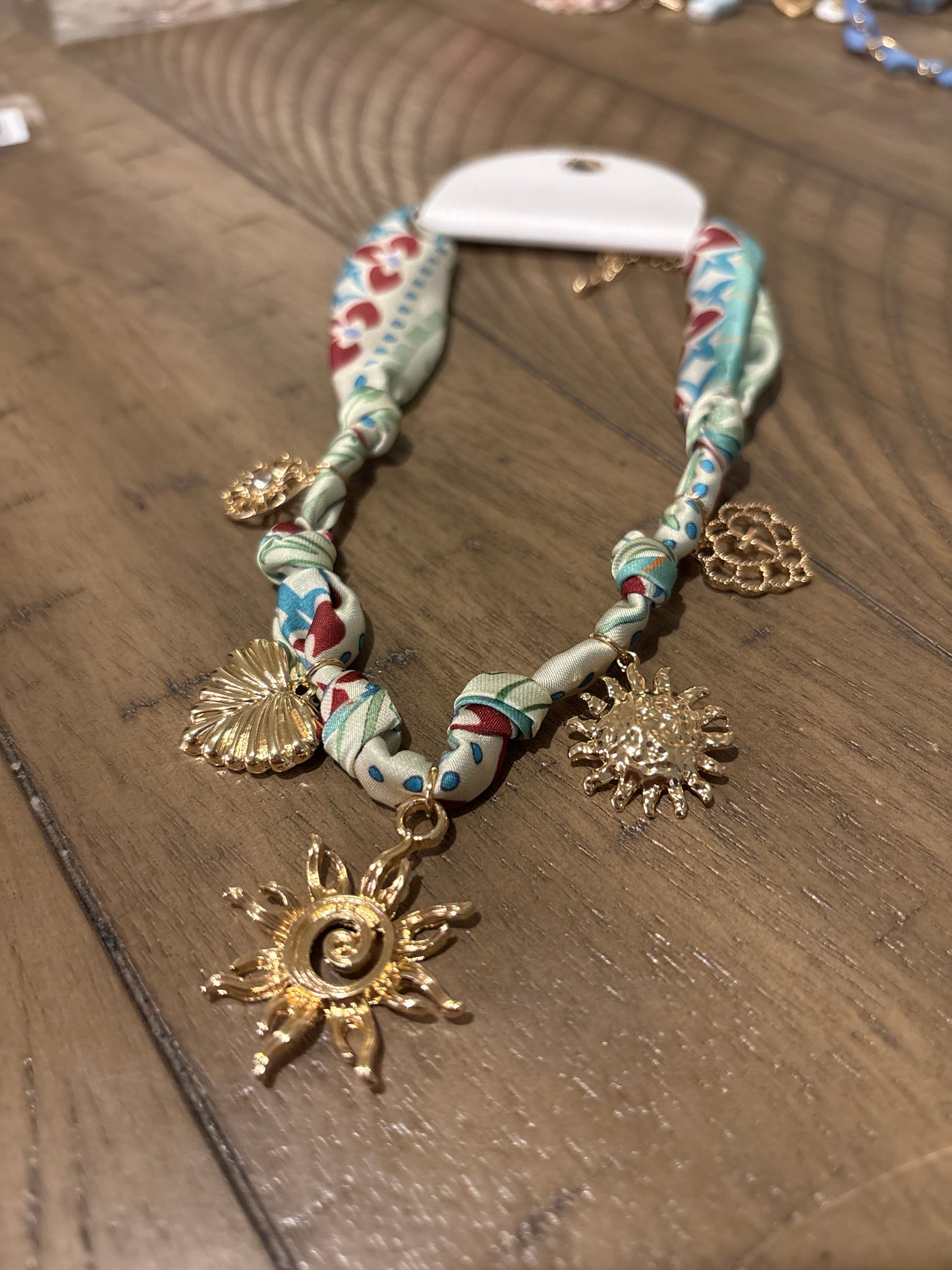 Sunburst Bandana Necklace