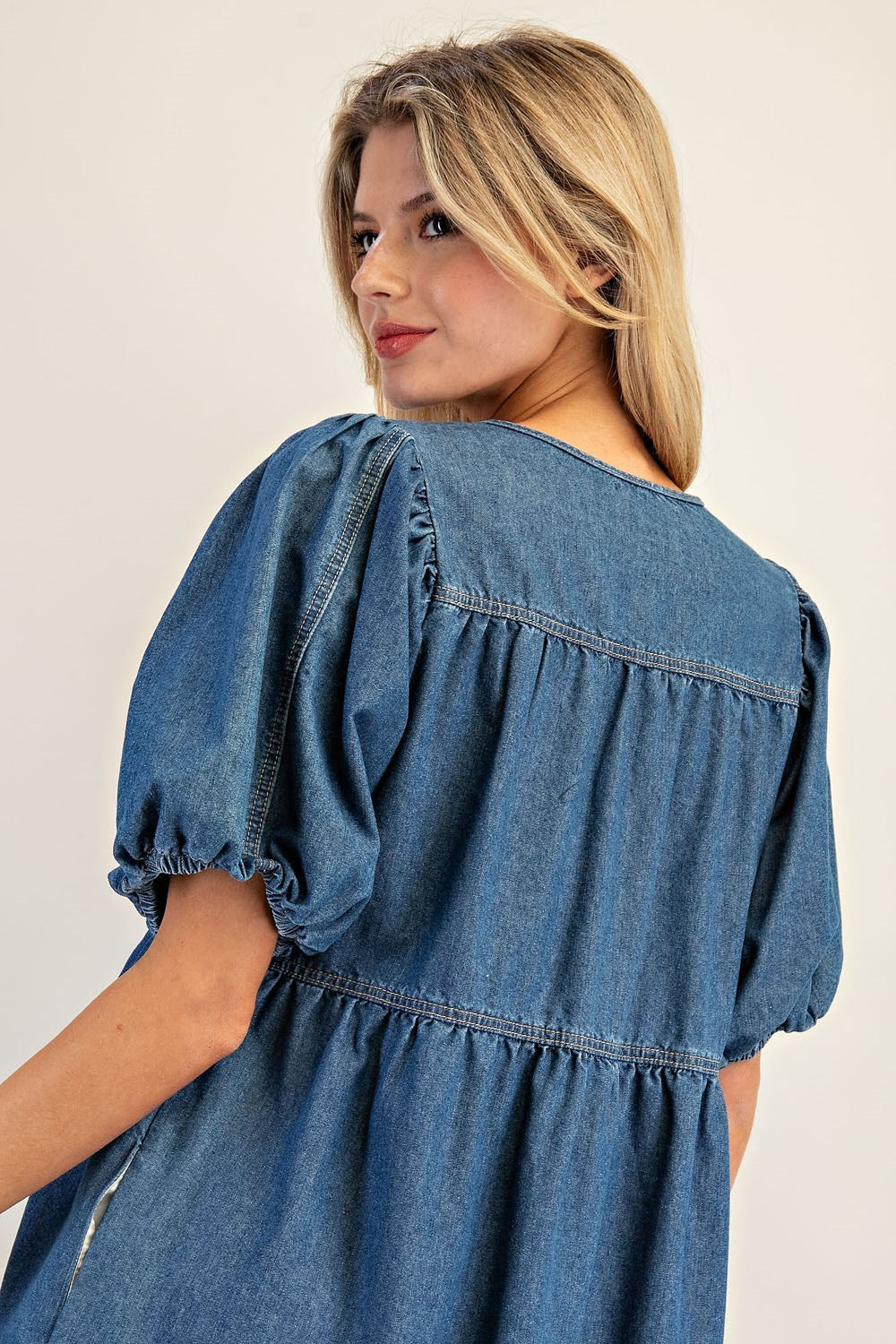Fall Is Calling Denim Mini