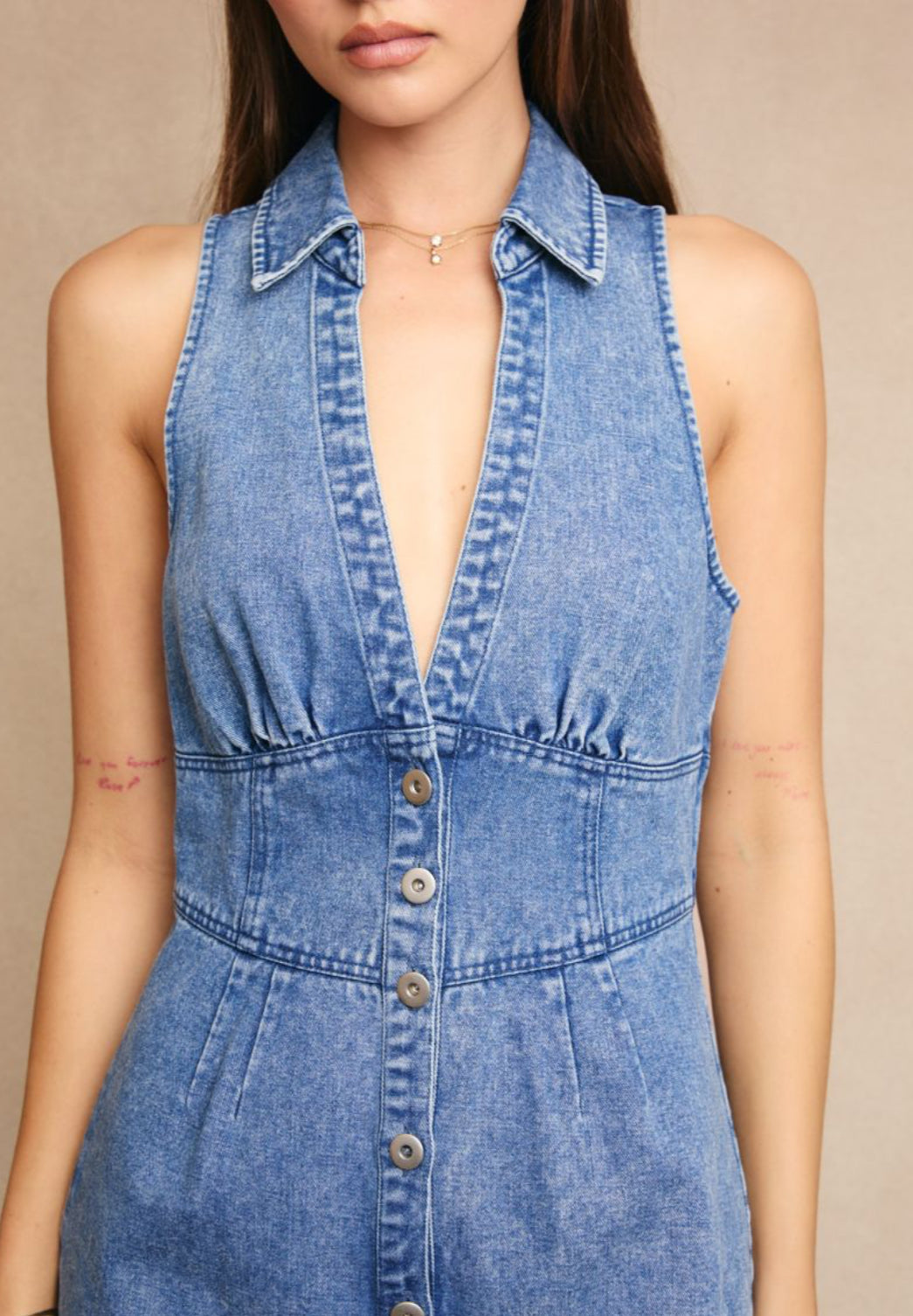 Jesse Halter Denim Dress