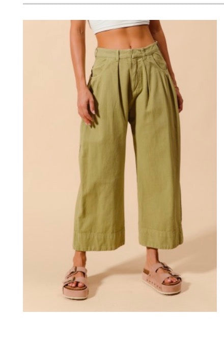 Sage Chino Wide Leg Pants