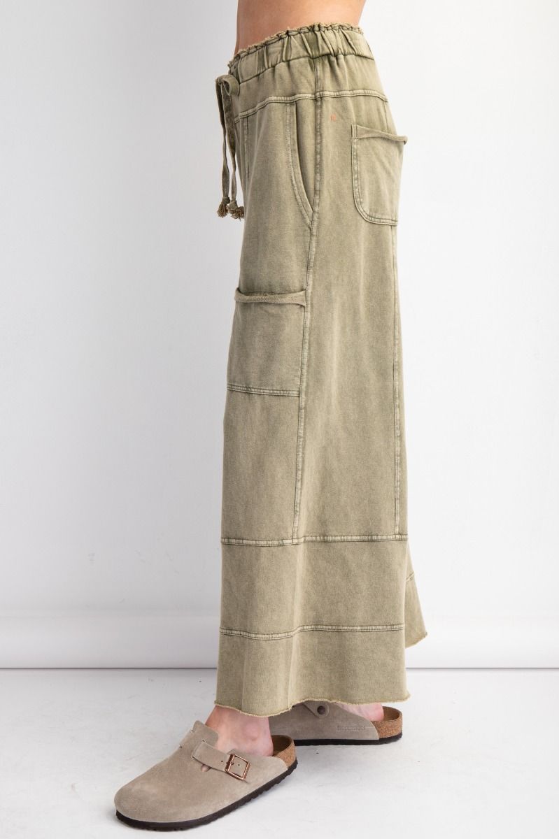Cargo Comfy Pants - Olive