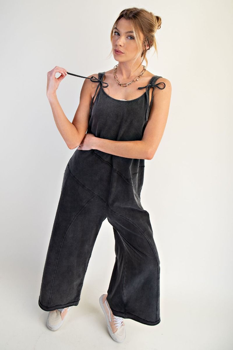 Cozy Mineral Washed Jumpsuit