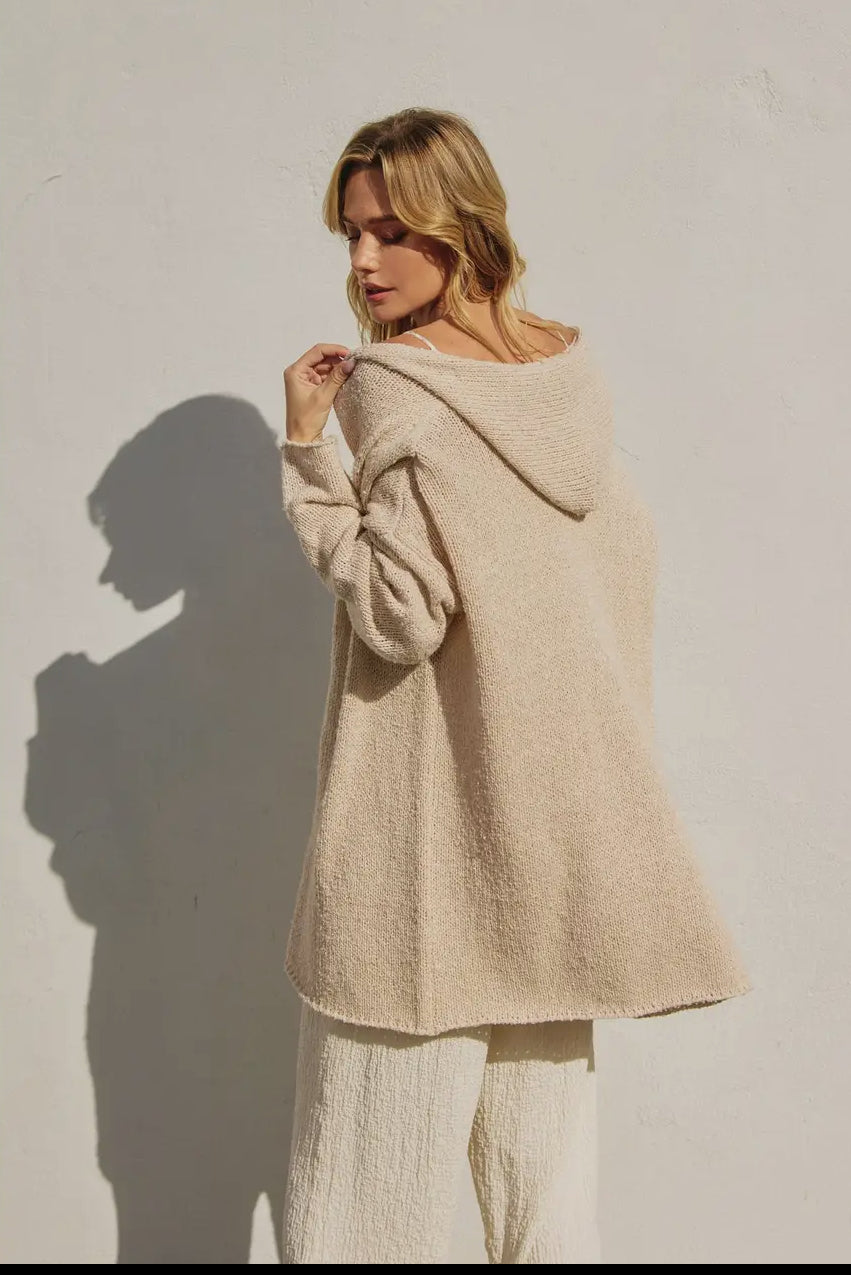 Stay Cozy Hooded Cardigan