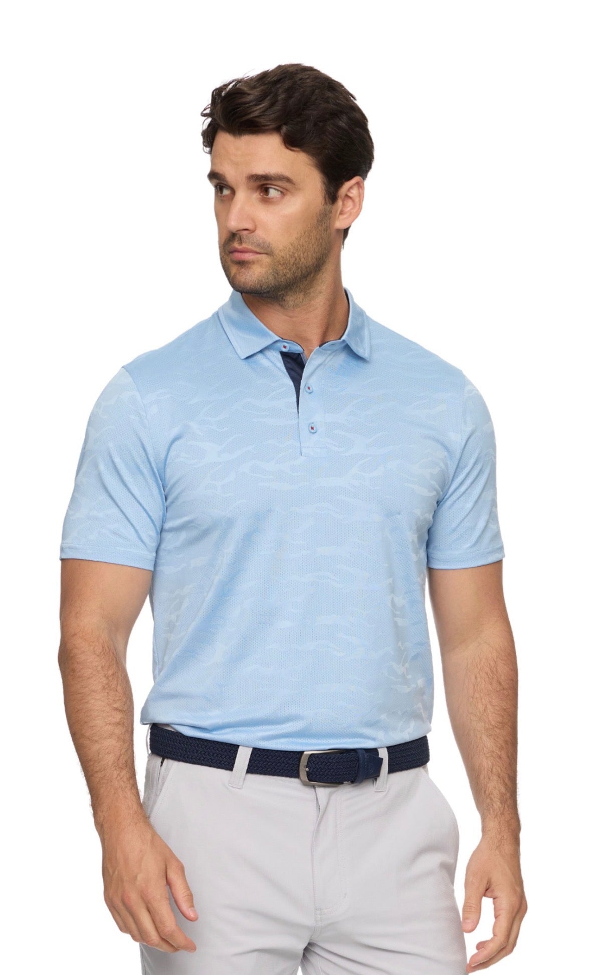 Arcadia Camo Performance Shirt - Light Blue