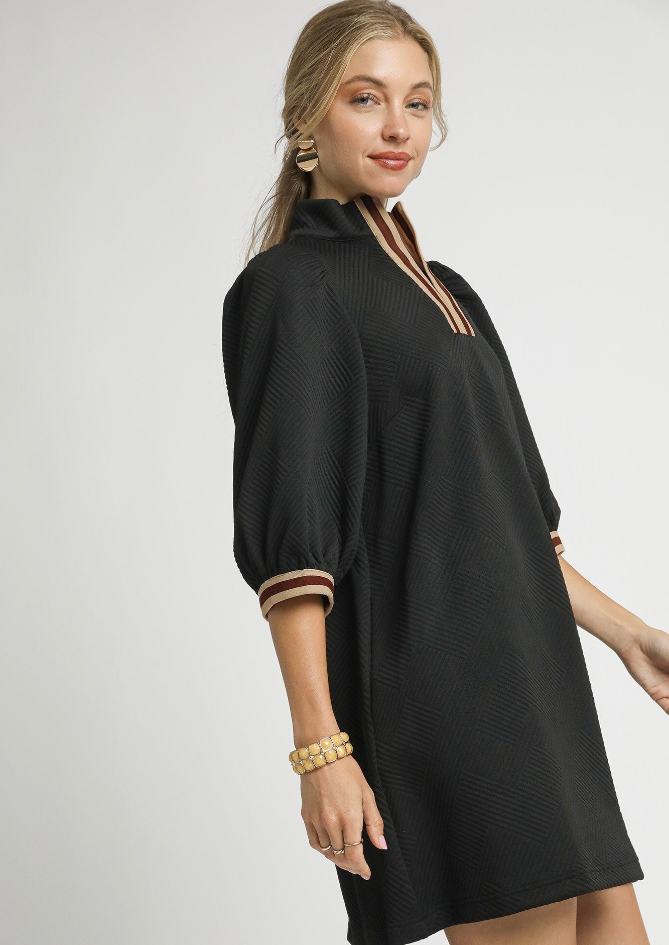 Pretty in Pleats Textured Dress