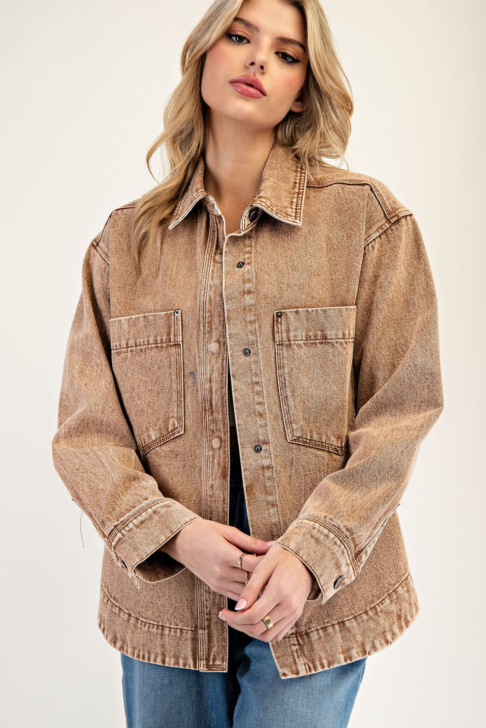 Hazelnut Denim Jacket