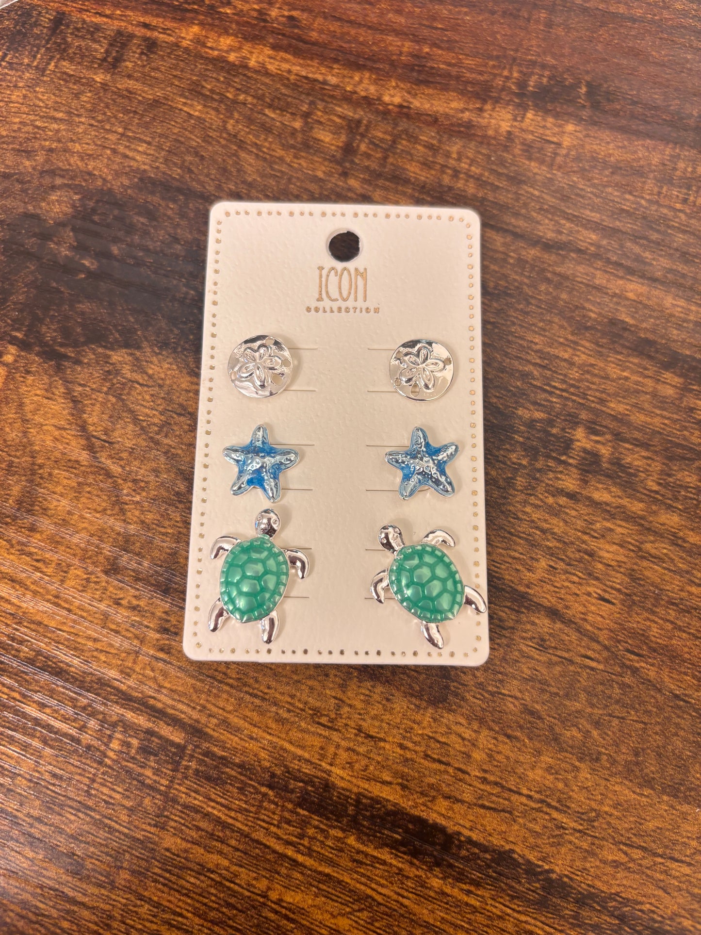 Beach Days Stud Set of 3