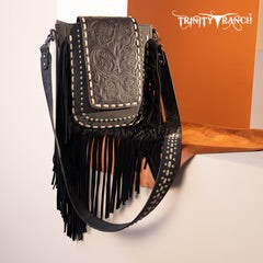 Trinity Ranch Floral Tooled Crossbody Bag