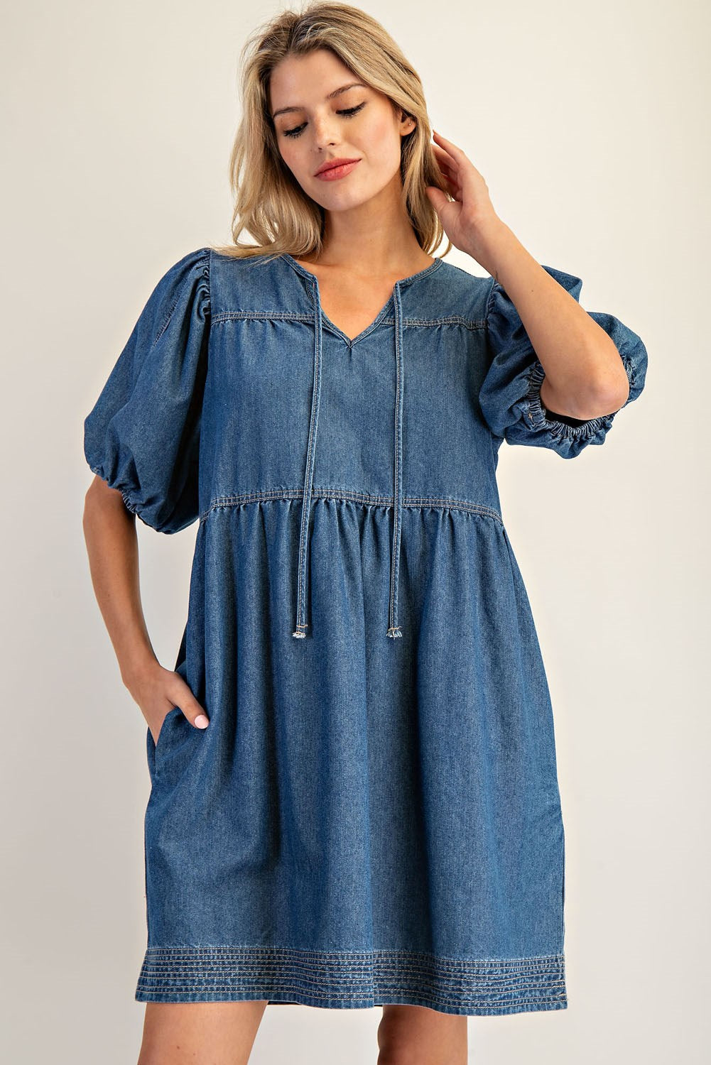 Fall Is Calling Denim Mini