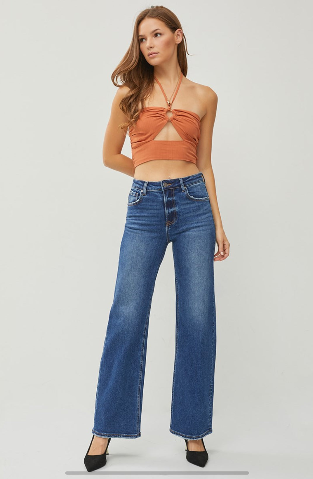 Abby Dark Straight Denim