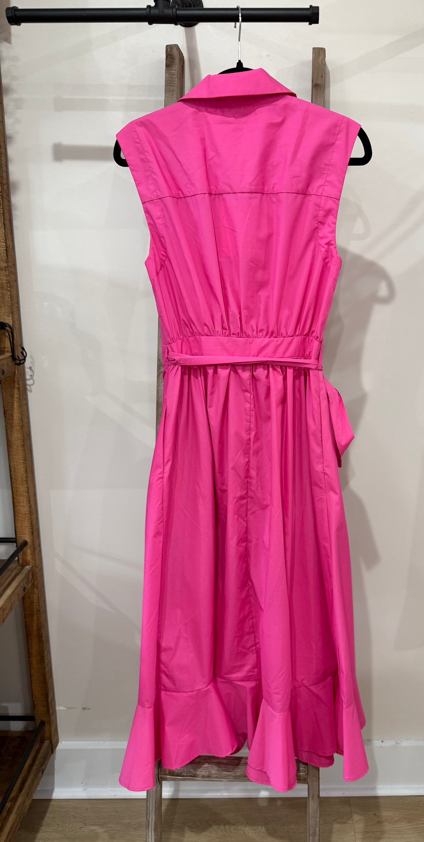 Hot Pink Honey Midi Dress