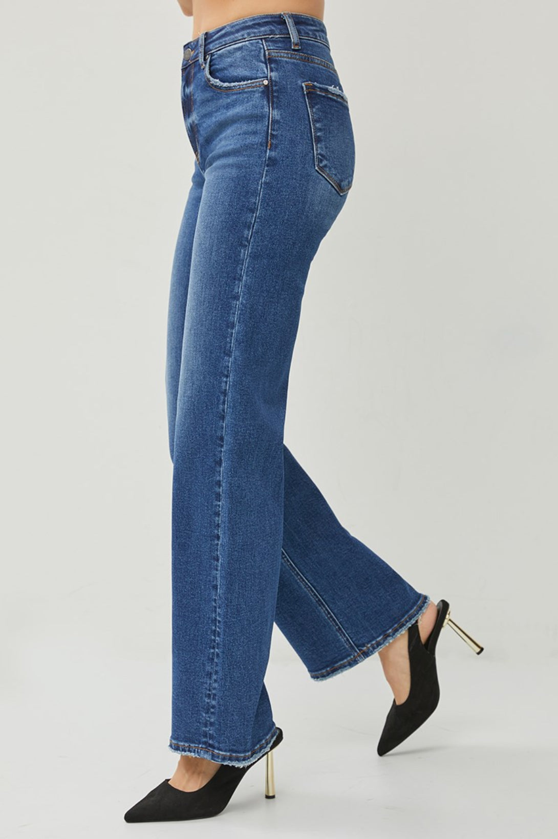 Abby Dark Straight Denim
