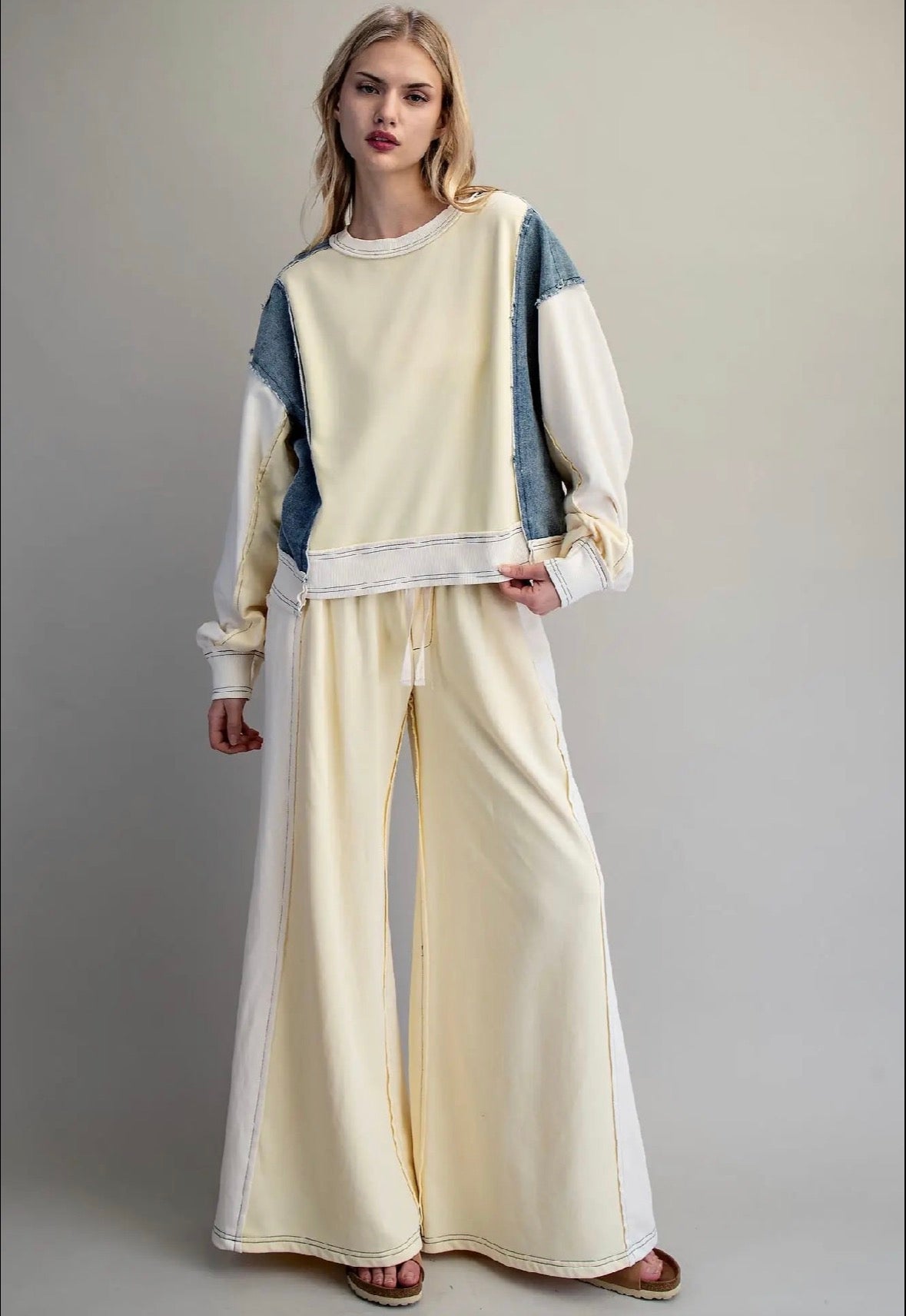 Color Block Pants