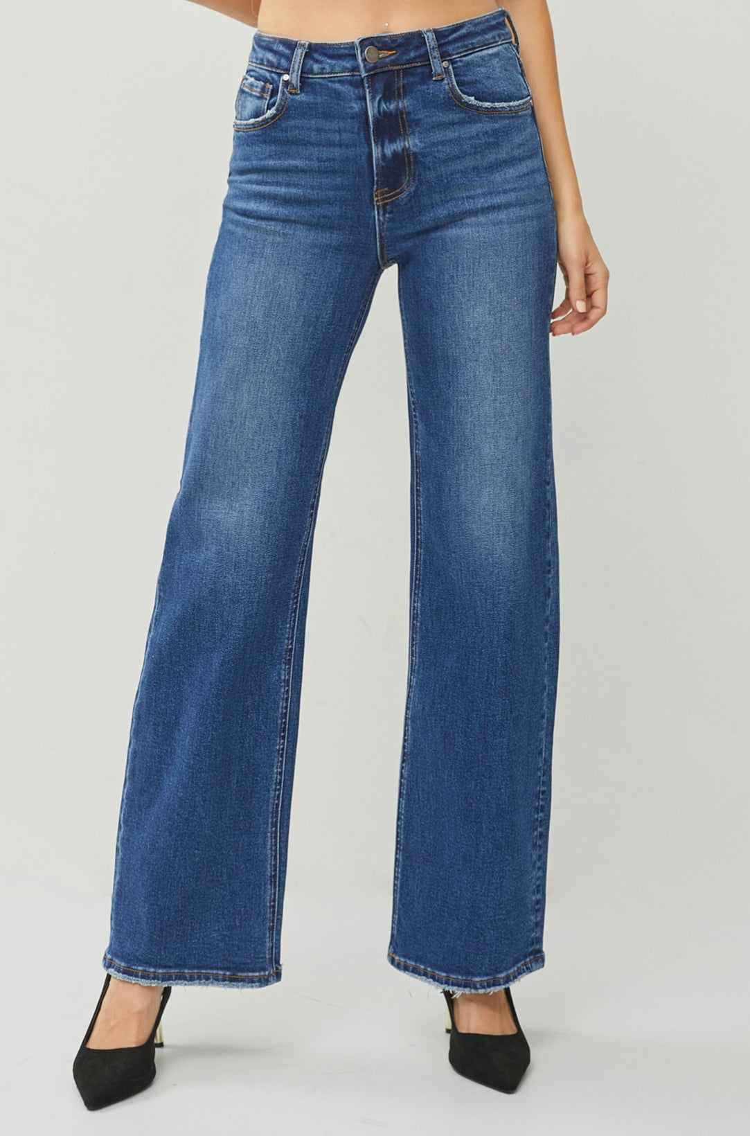 Abby Dark Straight Denim