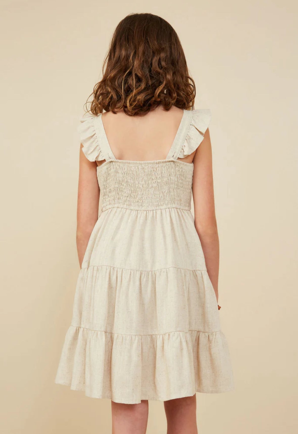 Girls Linen Dress