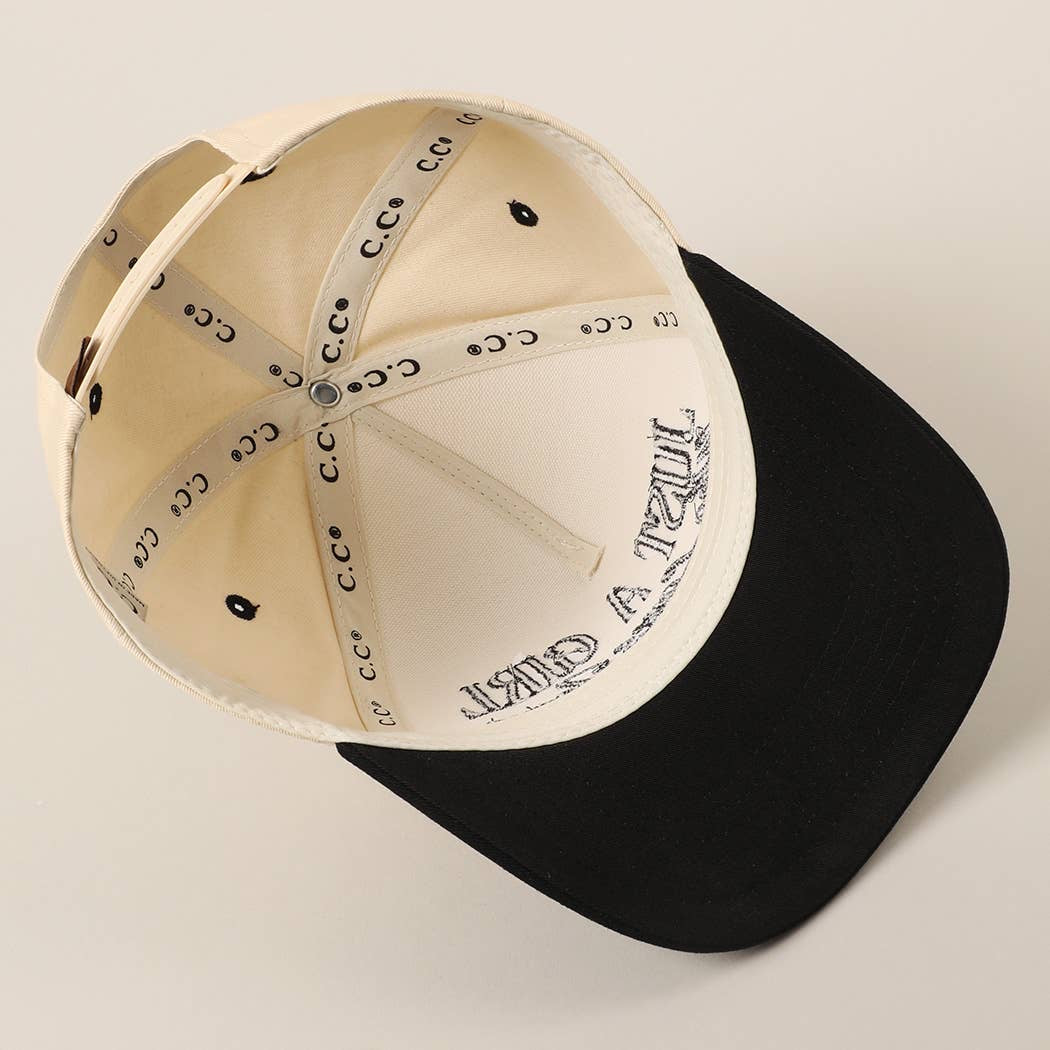 Just A Girl Who Loves Jesus Embroidery Trucker Hat