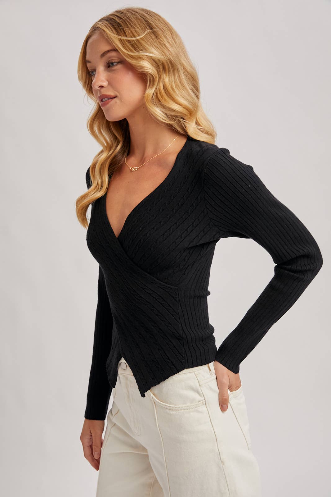 So Sophisticated Wrap Top