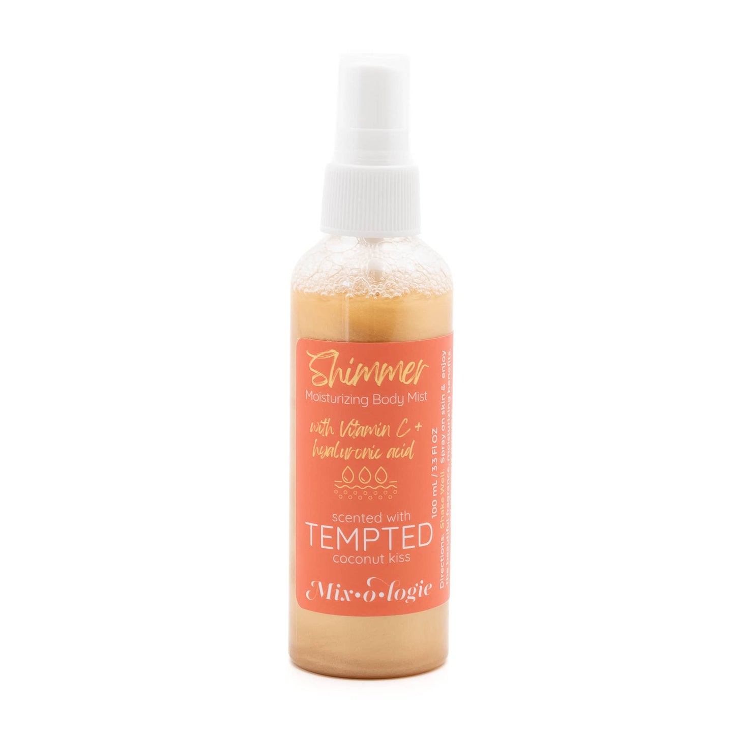 Tempted (coconut kiss) SHIMMER Body Mist