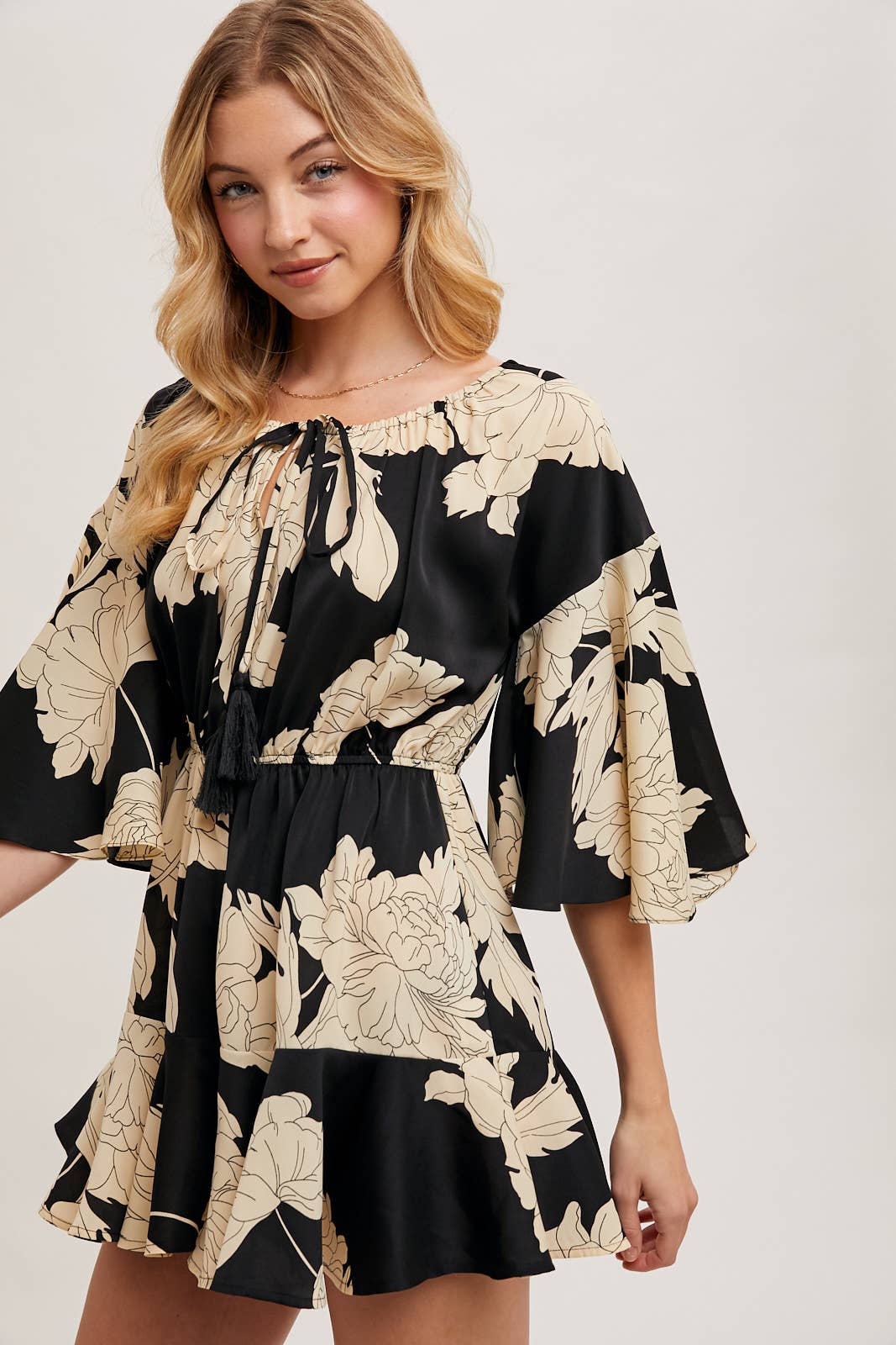 Ivory Petal Romper