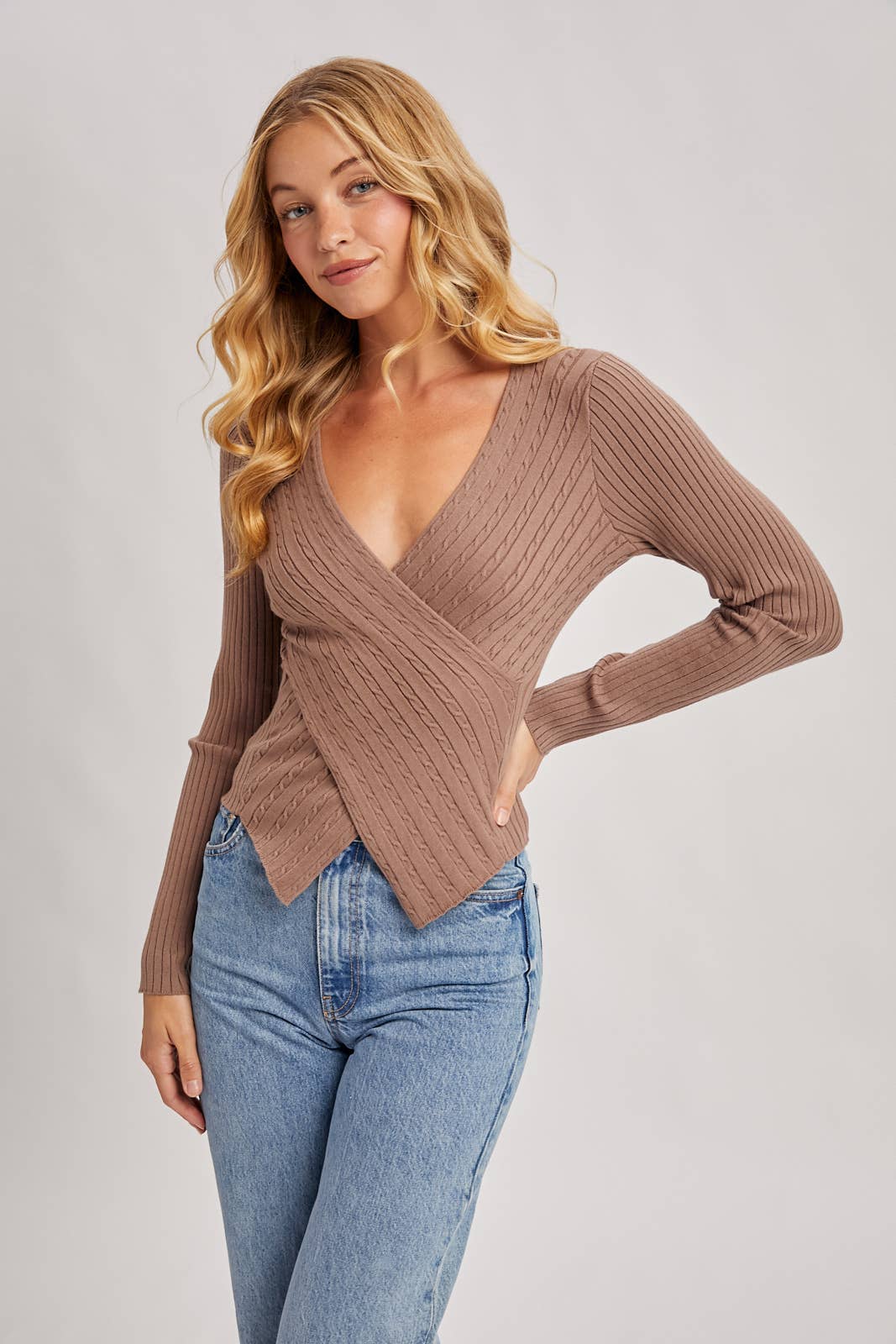 So Sophisticated Wrap Top