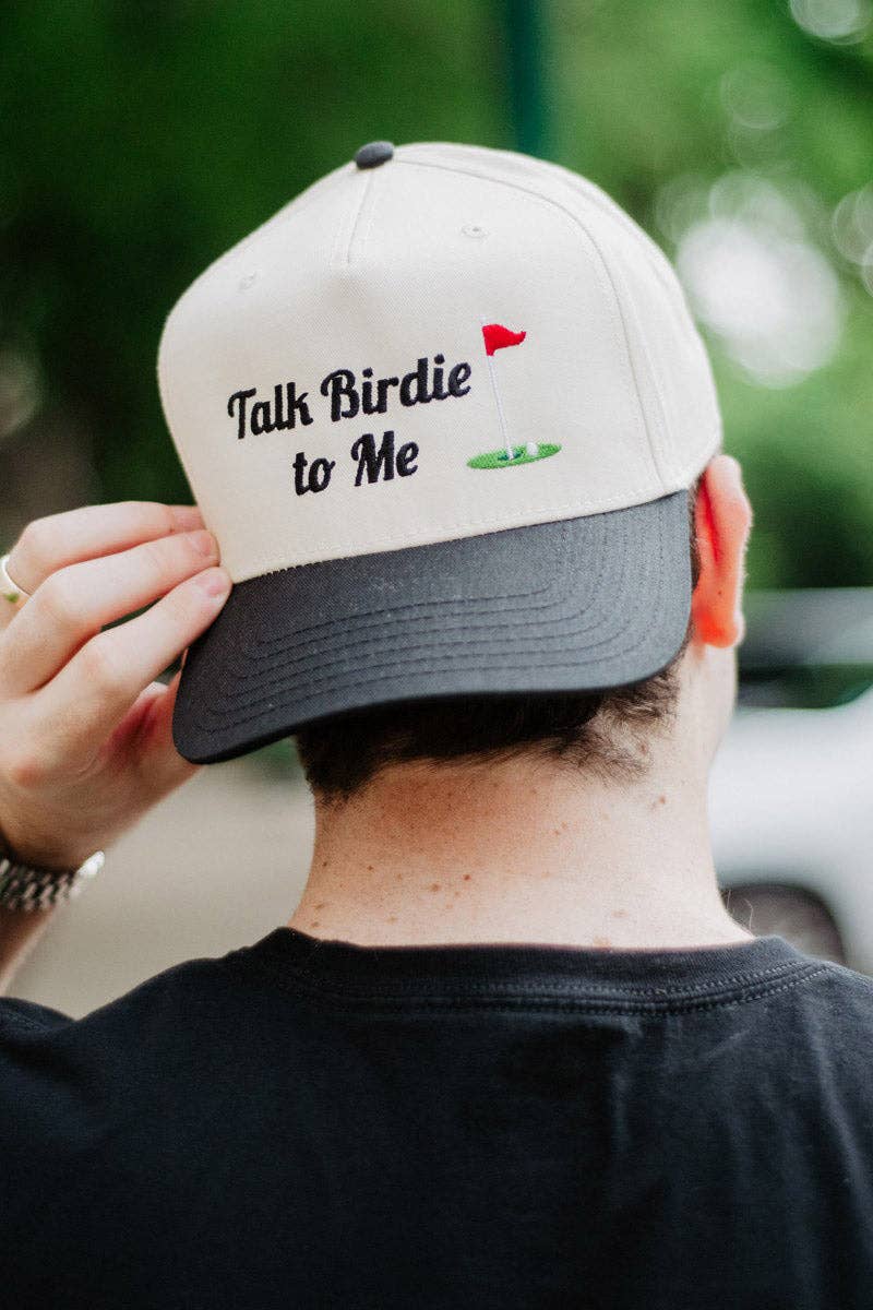 Talk Birdie To Me Men's Trucker Hats Vintage
