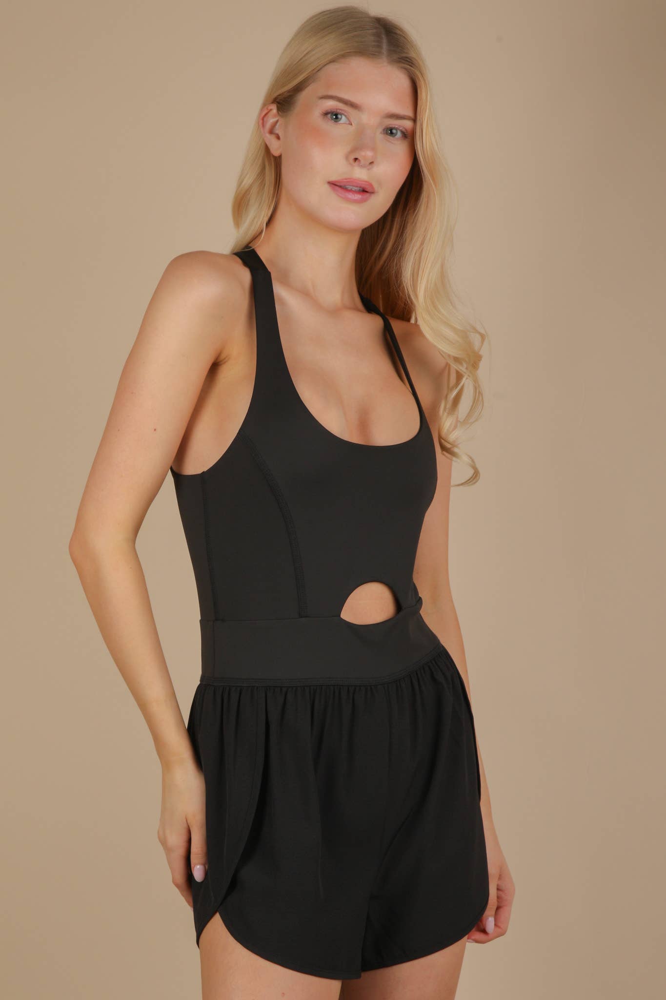 Keep It Active Cutout Romper