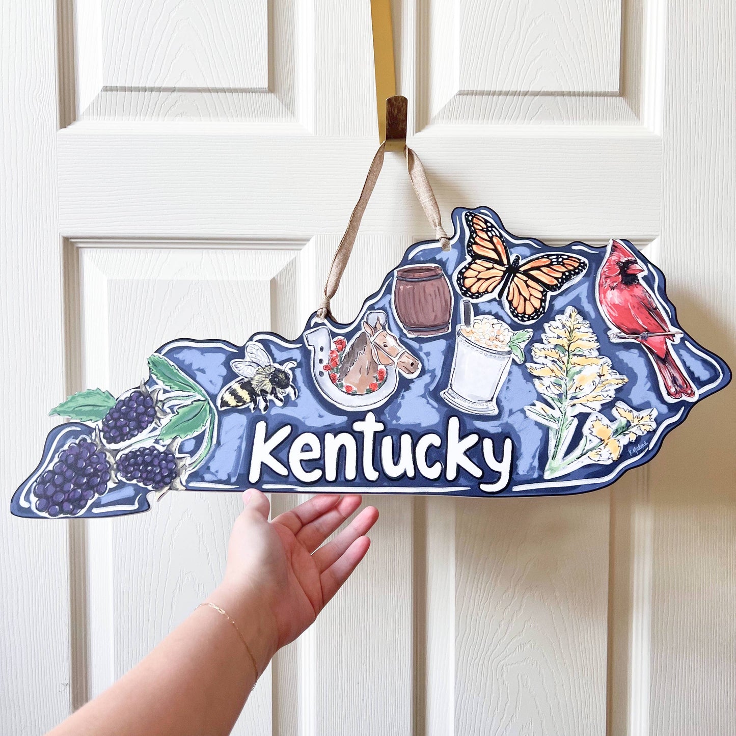 Kentucky Favorites Door Hanger