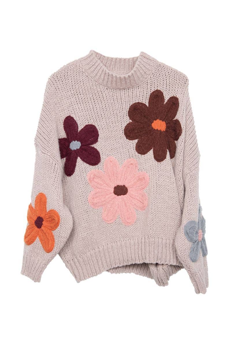 Autumn Blooms Cozy Sweater