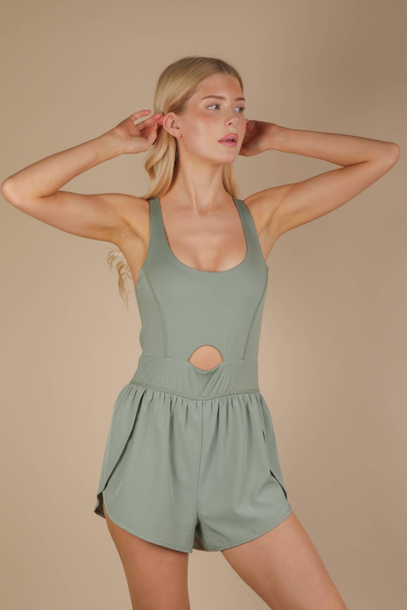 Keep It Active Cutout Romper