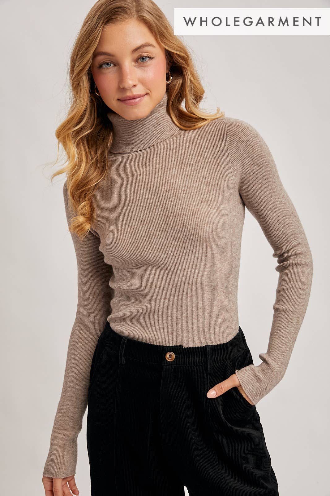 Cozy Vibes Turtleneck Knit Top