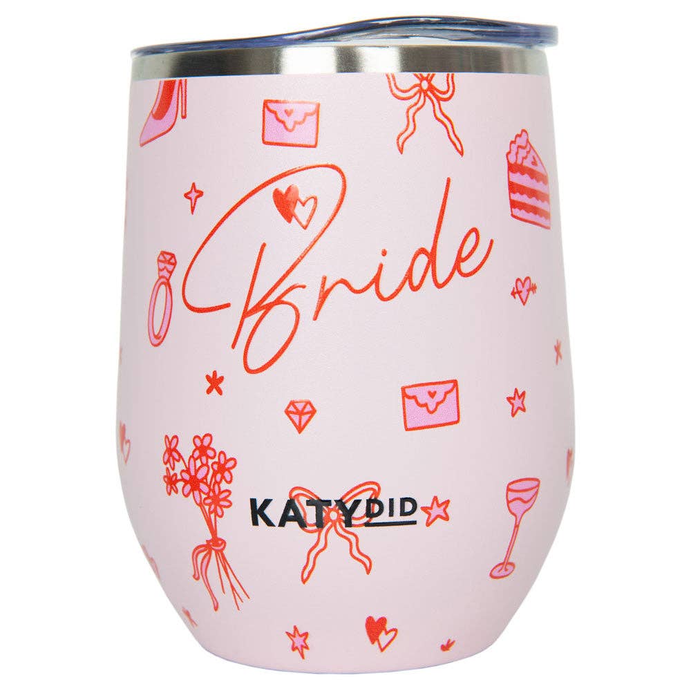 Bride Red Drawings Wine Tumbler