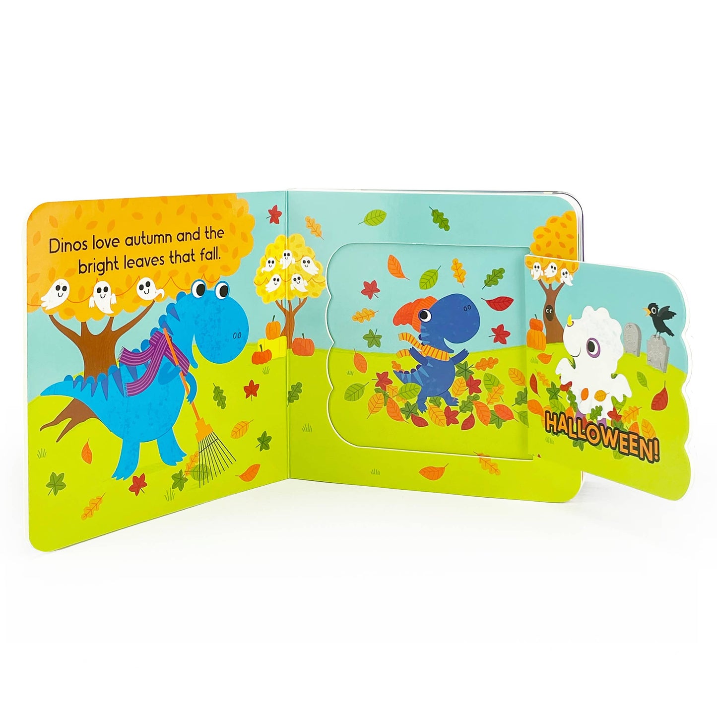 Dinos Love Halloween Lift-a-Flap Board Book
