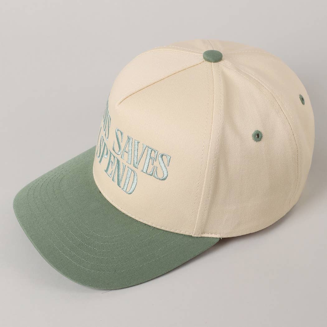 JESUS SAVES I SPEND Trucker Hat