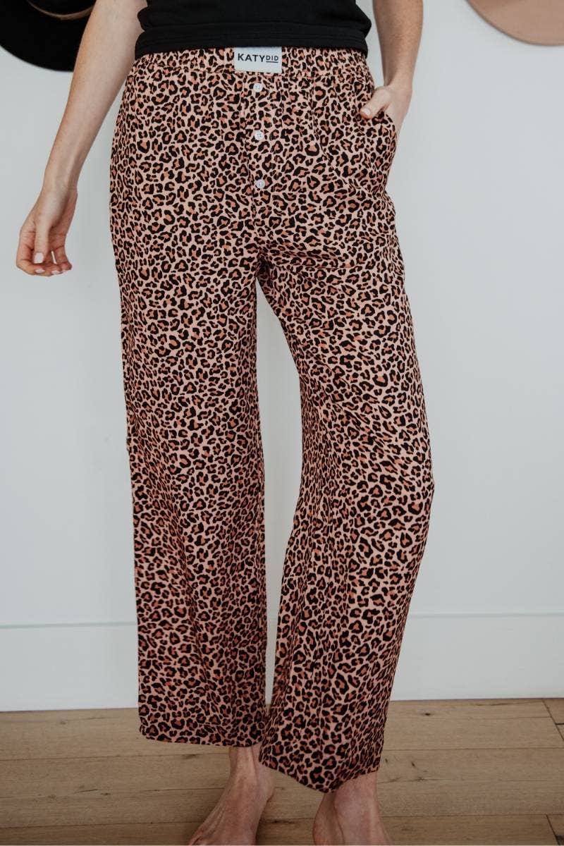 Leopard Boxer Pants