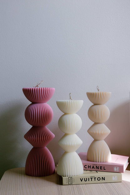 Wide Pillar Decorative Candle