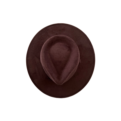 Vegan Suede Tear Drop Hat: Sage