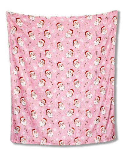 Candy Cane Cutie Throw Pink