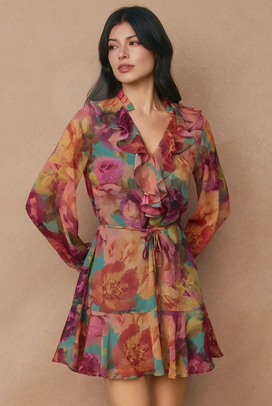 Derby Darling Floral Dress