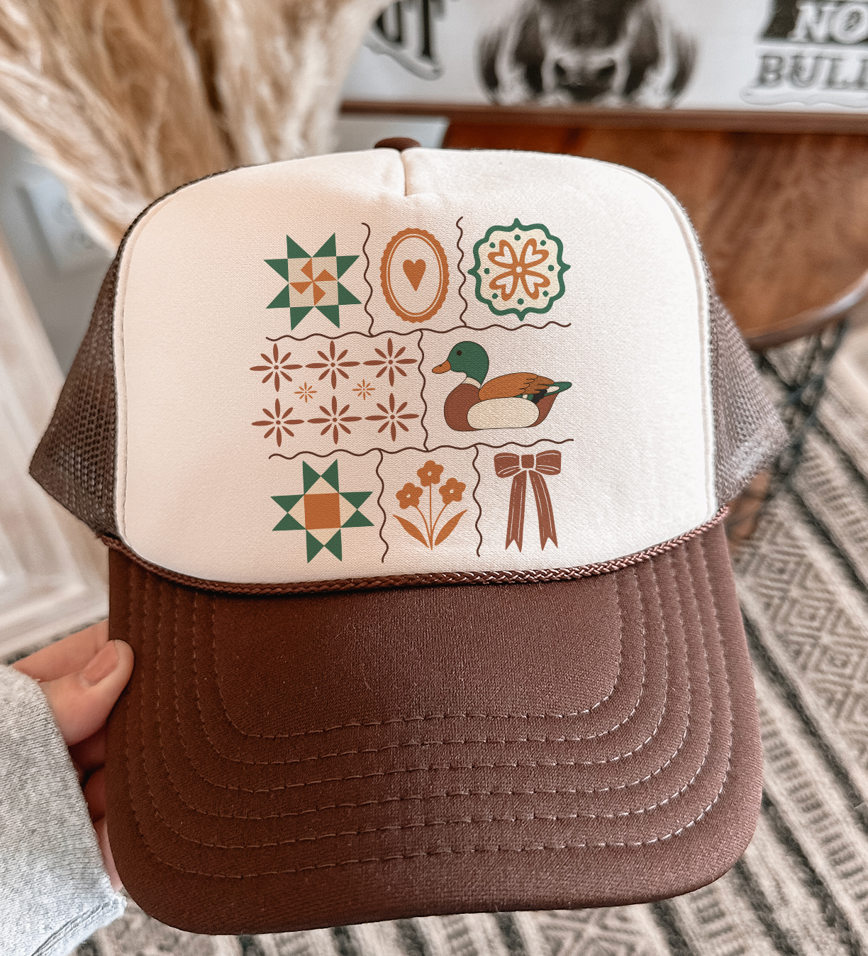 Cottagecore + Mallard Trucker