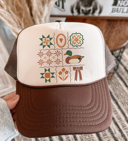 Cottagecore + Mallard Trucker