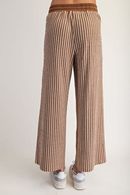 Keep It Casual Striped Knit Pant