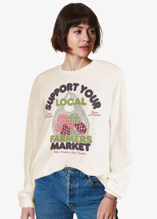 Support Your Local Farmer’s Market LS Tee