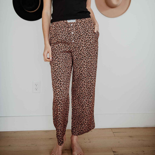 Leopard Boxer Pants