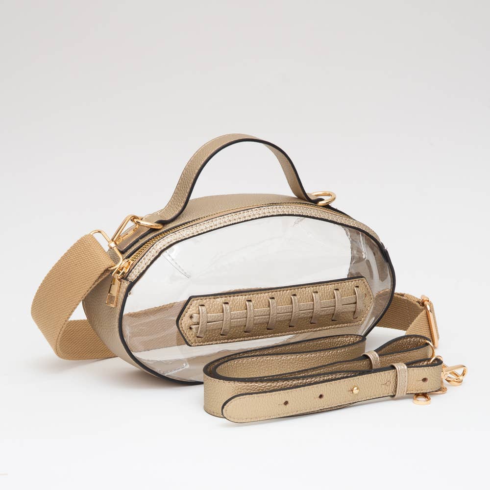 Game Day Football Clear Bag