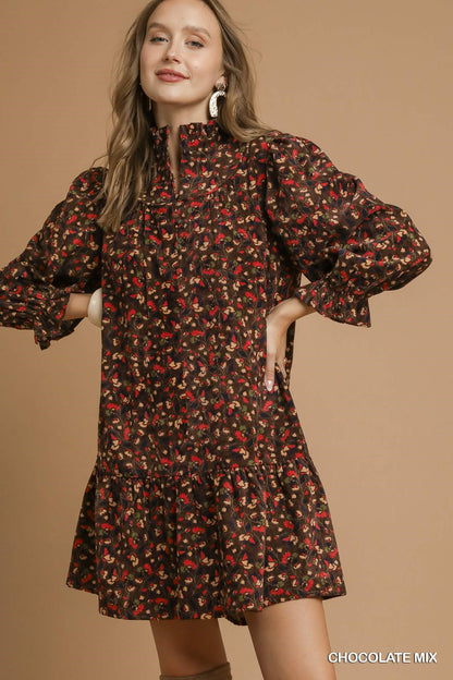 Feeling Thankful Corduroy Dress
