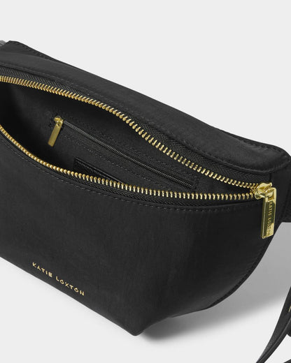 Nylon Luxe Belt Bag - Black