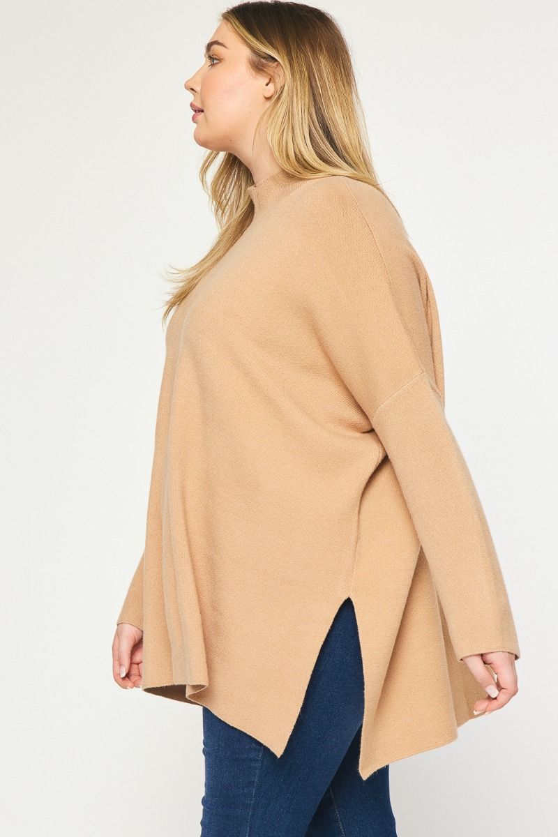 Mock Neck Sweater - Plus FINAL SALE