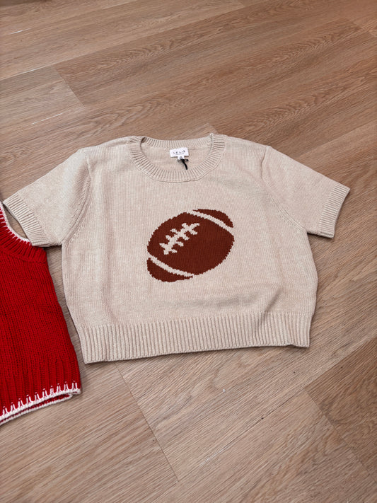 Go Team Football Sweater Top