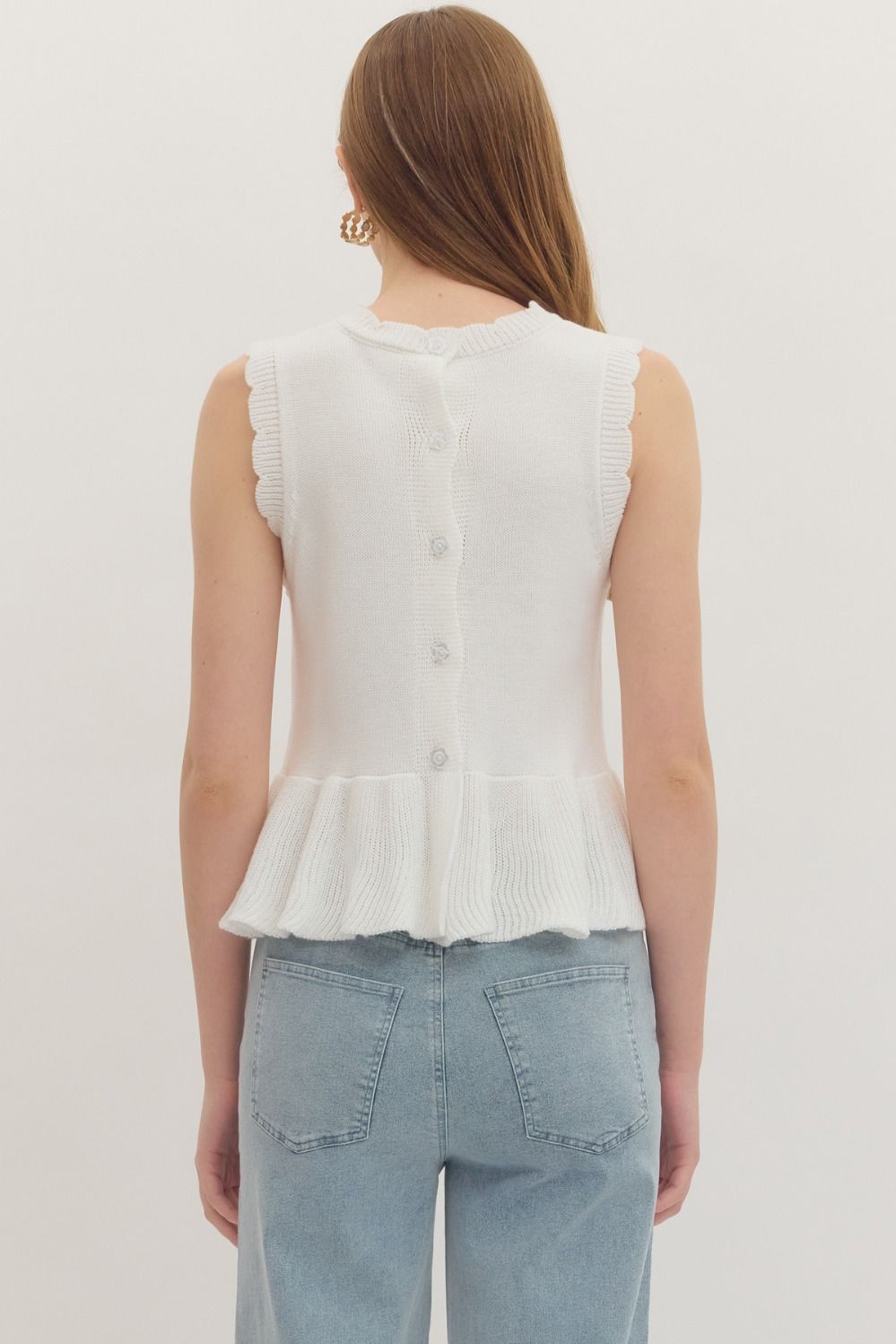 Peplum Knit Top